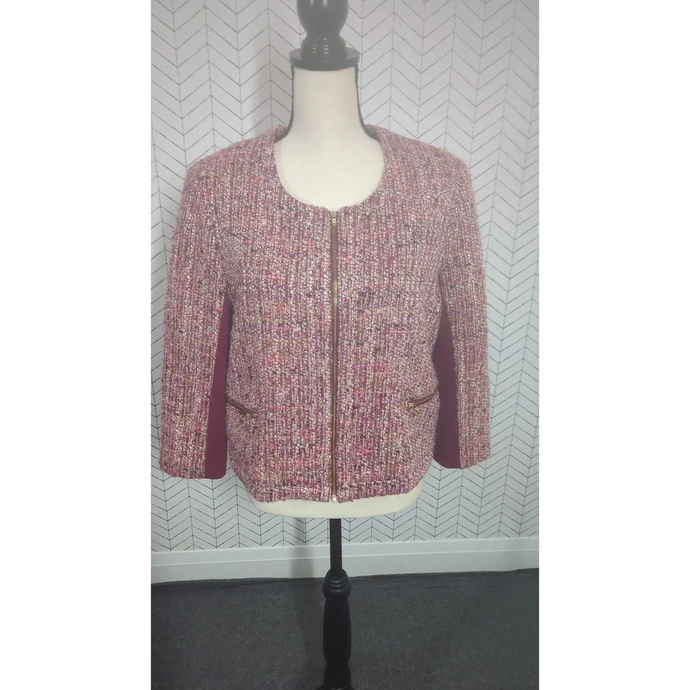 Anthro Cartonnier Tweed Jacket 12
